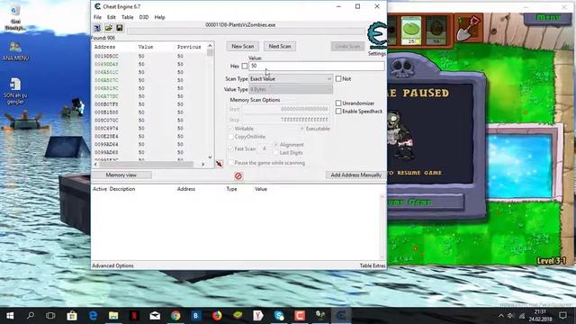 CHEAT ENGİNE DERSLERİ: 1PLANTS VS ZOMBİES смотреть онлайн