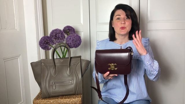 CELINE Triomphe Medium Bag: Review, Pros and Cons, What Fits and Mod Shots смотреть онлайн