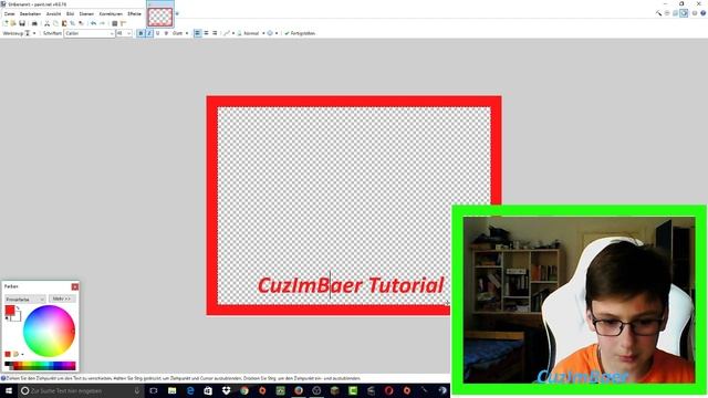 Rahmen Für Die Facecam Mit Paint Erstellen Und Einfügen Bei OBS😱
