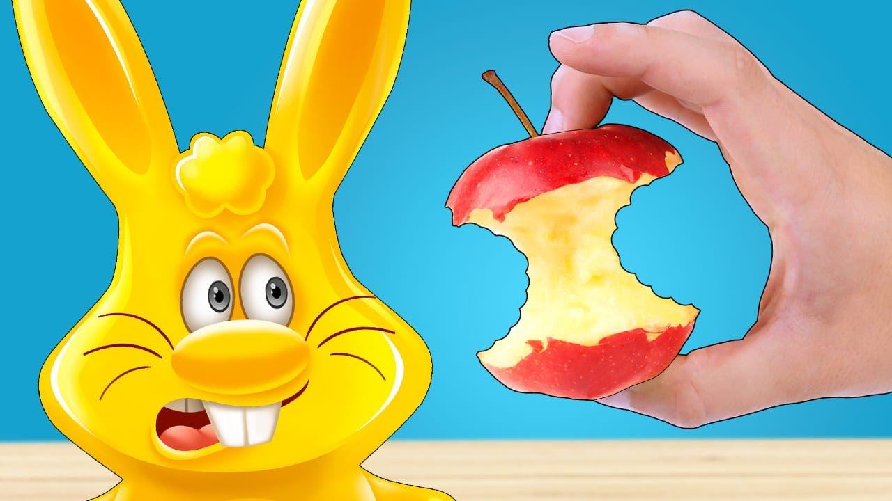 Кто съел мое яблоко, спросил я у желейного зайца Харитона.