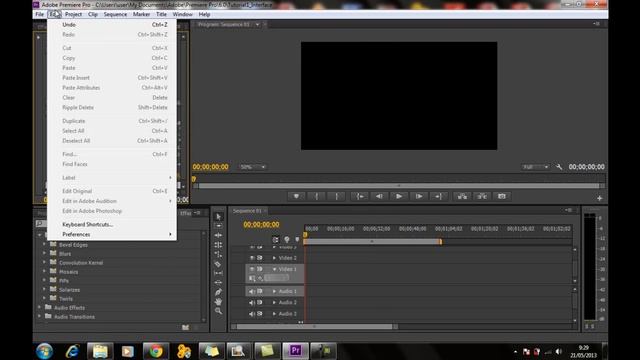 Adobe Premiere Pro CS 6 :tutorial Pengenalan Antaramuka