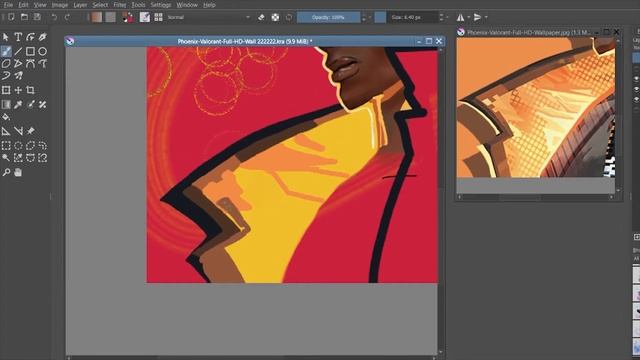 VALORANT PHOENIX || DIGITAL ART (time lapse) смотреть онлайн