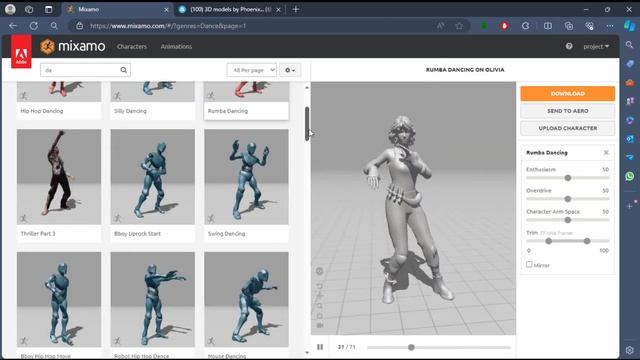 How to create a 3d animation | Mixamo смотреть онлайн