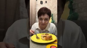 Мукбанг завтрак творожная запеканка❤️