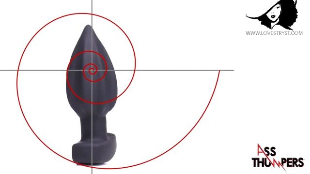 The Assterisk 10X Ribbed Silicone Remote Control Vibrating Butt Plug смотреть онлайн