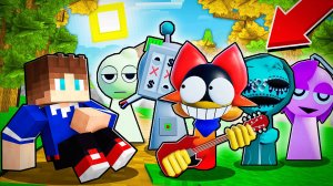 НАШЕЛ САМЫХ НОВЫХ СПРАНКИ В МАЙНКРАФТ МОД OC SPRUNKI МУЛЬТИК