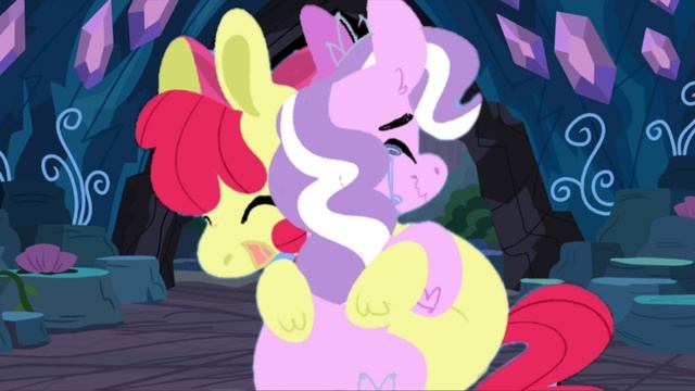 Diamond Tiara kisses Applebloom смотреть онлайн