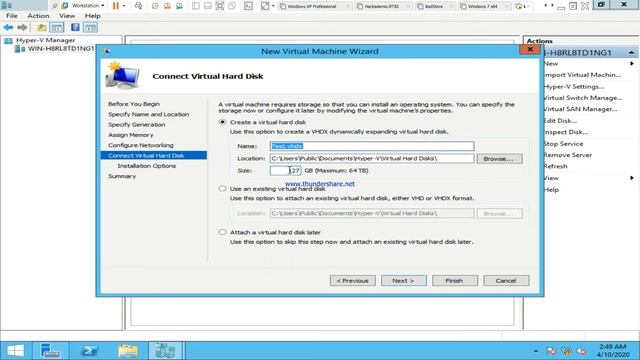 Virtual Machine creation in Hyper-V смотреть онлайн