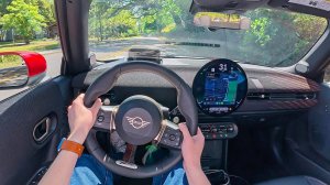 ТЕСТ ДРАЙВ 2025 MINI JCW CONVERTIBLE - POV TEST DRIVE