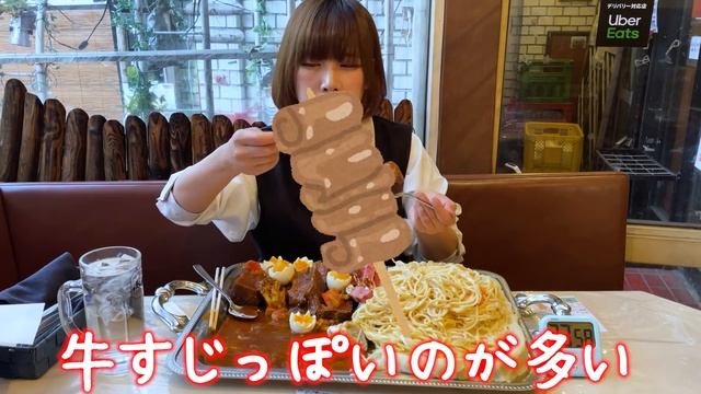 【大食い】牛タン濃厚カルボ5kg制限時間50分のチャレンジメニューに挑戦【海老原まよい】 смотреть онлайн