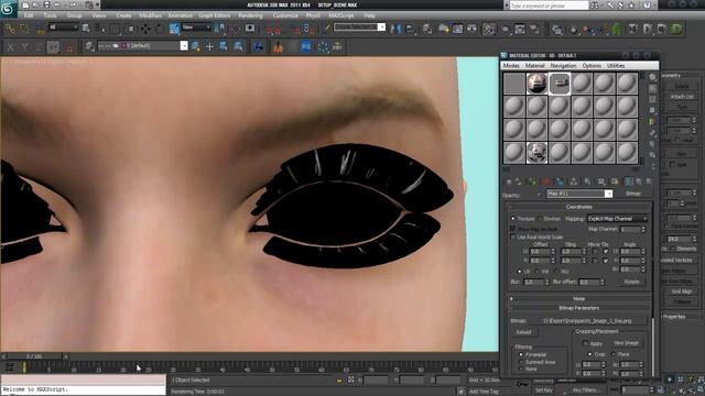 Daz3D export to 3ds max in .obj Format advanced Tricks in 3ds max part4 смотреть онлайн