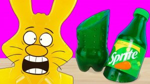 Морковный спрайт и зебра для желейного зайца Харитона