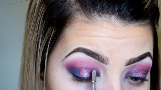 Pink And Blue Makeup Tutorial 2017 смотреть онлайн