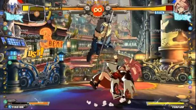 VS Baiken : Tatami Gaeshi IB Punish смотреть онлайн