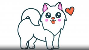 КАК НАРИСОВАТЬ ПРИТЯГАТЕЛЬНУЮ СОБАКУ ЛЕГКО ШАГ ЗА ШАГОМ