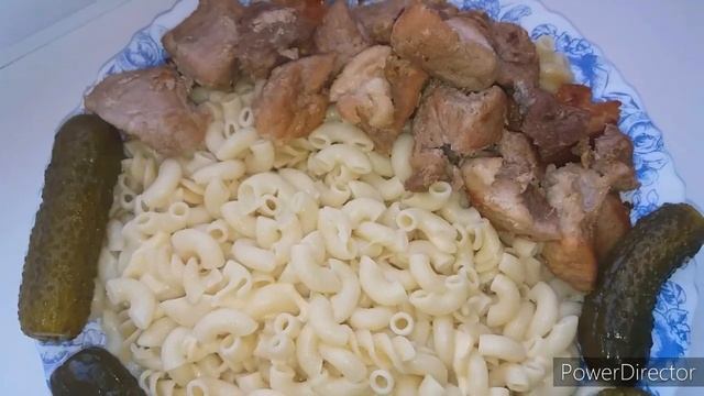 Макароны с сыром🍝 свинина с огурчиками смотреть онлайн