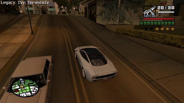 Ocelot Penetrator w Grove Wheels as SuperGT ( GTA San Andreas car mod ) смотреть онлайн