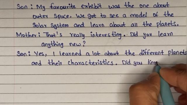 Dialogue Between mother and son About Your school trip #dialogueBetween смотреть онлайн