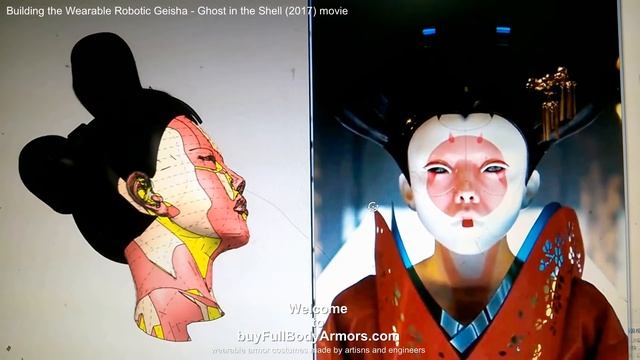 Building the Wearable Robotic Geisha Ghost in the Shell 2017 movie смотреть онлайн