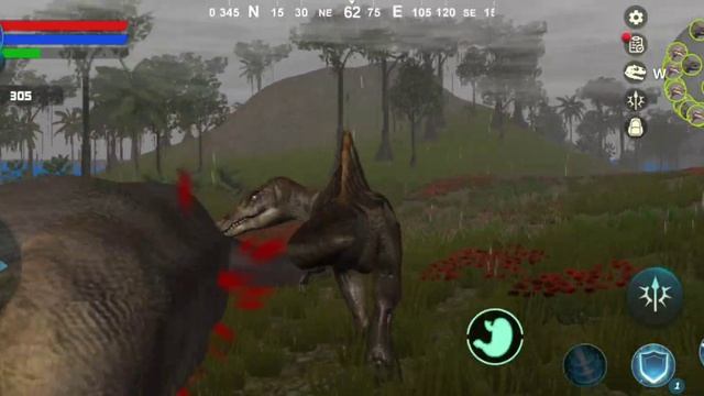 Охота спинозавра на брахиозавра🔥 кто из динозавров сильнее⁉️ смотреть онлайн