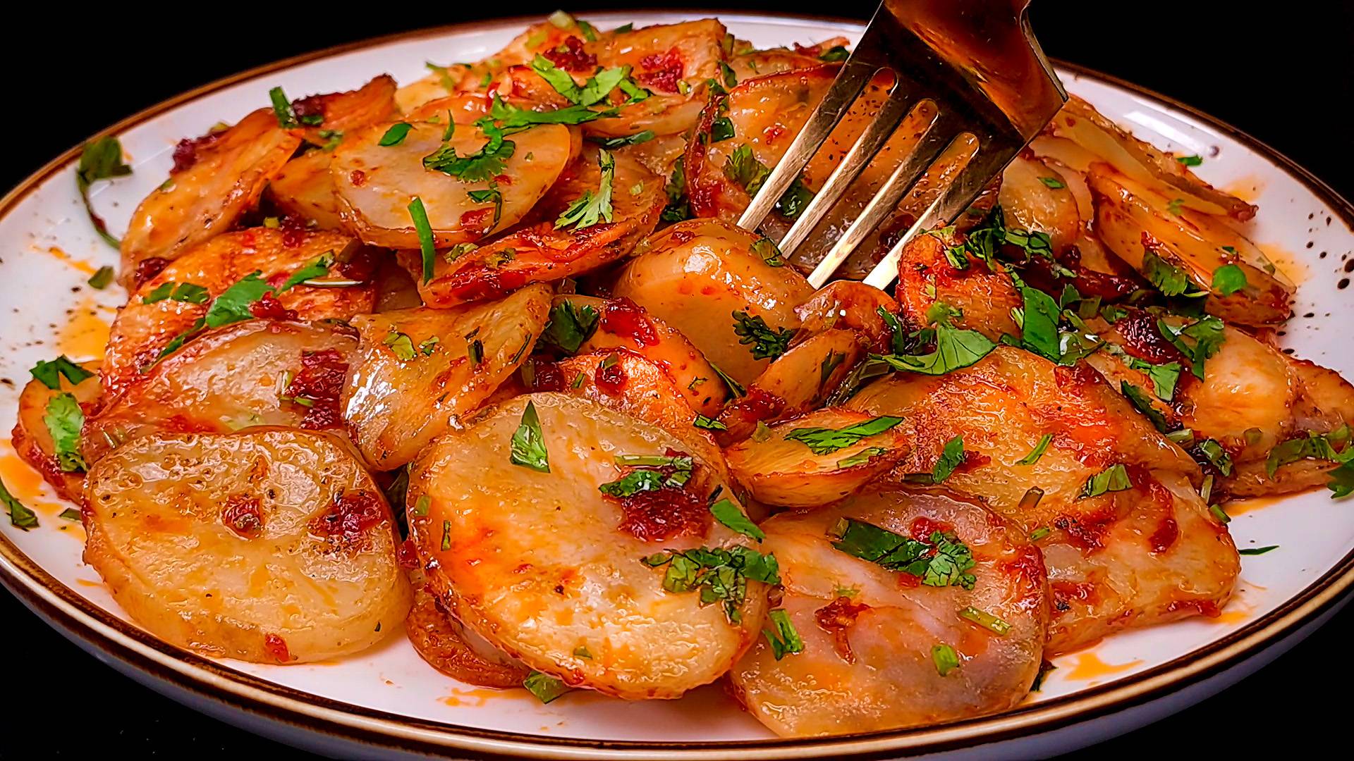 Только картошка, которая сведет Вас с ума! Быстрый рецепт! смотреть онлайн