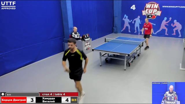 17:00 Борцов Дмитрий 0-3 Хамурда Виталий стол 4 ЮГ-3 28.09.21 смотреть онлайн