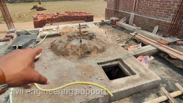 ऐसे लैट्रिंग टंकी कभी नहीं भरेगा!septic tanki plumbing work! inlet and outlet point in septic tank! смотреть онлайн
