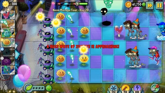 Plants vs zombies 2 free || Neon Mixtape Tour Day 20 смотреть онлайн