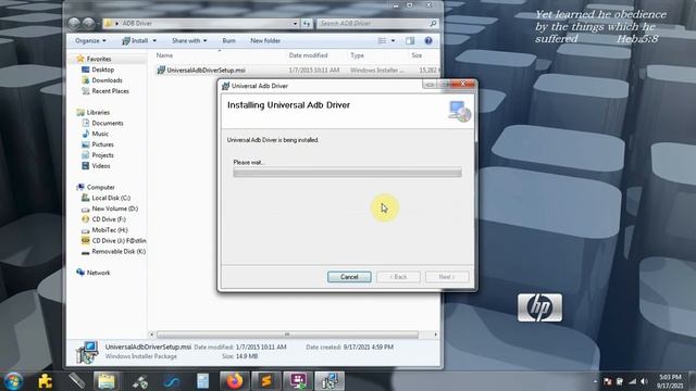 Installing Universal ADB Driver смотреть онлайн