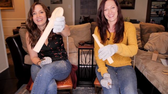 Carving a Wooden Spoon | We Didn't Die!!! смотреть онлайн