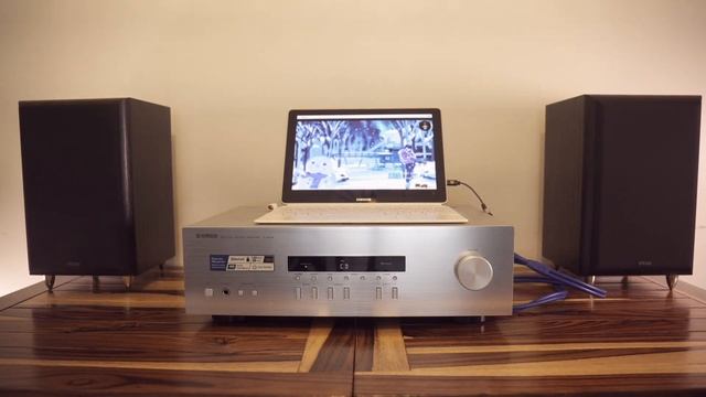 야마하 앰프추천 - 30만 원대 저가형 인티앰프(리시버) YAMAHA R-S202 청음테스트 영상 (엘탁스 모니터3 스피커와 매칭)