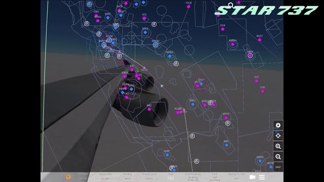 Infinite Flight - Boeing 747-400 United Airlines Timelapse Flight | Los Angeles to San Francisco смотреть онлайн