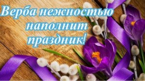 Верба нежностью наполнит праздник!