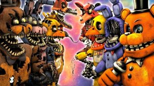 Битва Фнаф Фнаф 2 vs Фнаф 4