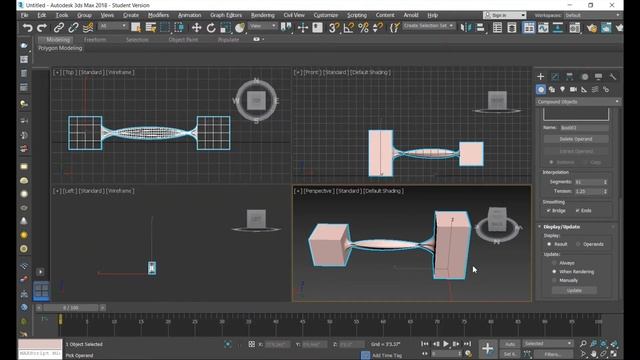 How to use Connect in 3ds max | 3ds max Tutorial in Tamil | SMT смотреть онлайн
