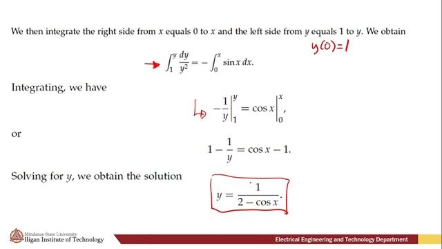 ENS181: Variable Separable Differential Equations смотреть онлайн