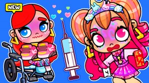 Самый ЖАДНЫЙ ПАЦИЕНТ в БОЛЬНИЦЕ 😱 Аватар ворлд СНЯЛИ ГИПС ♥️