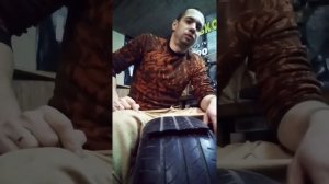 Подошва из автомобильной покрышки.