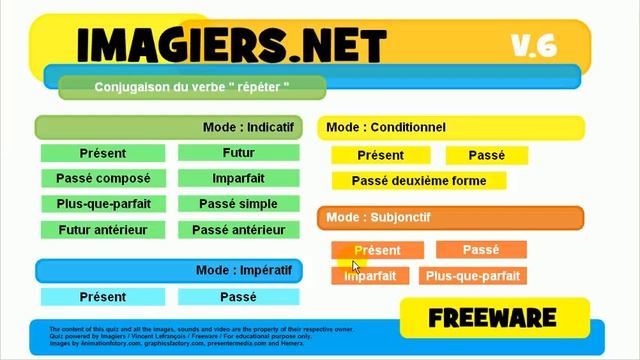 урок французского языка # сопряжение # répéter смотреть онлайн