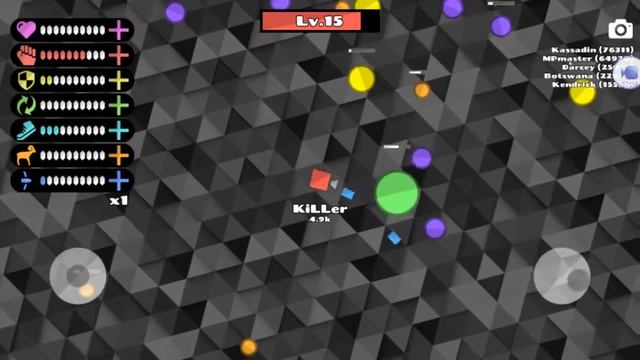 Играем в Tank.io с другом. смотреть онлайн