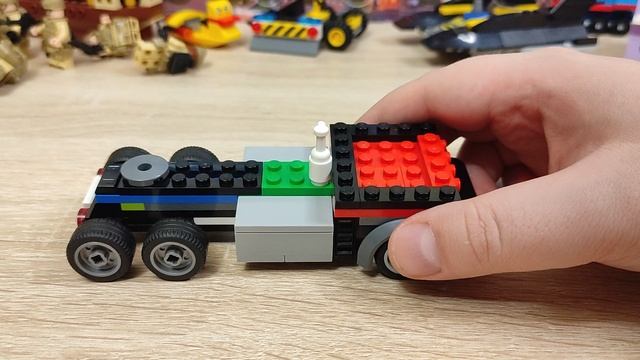 Седельный тягач Камаз для фуры из лего смотреть онлайн