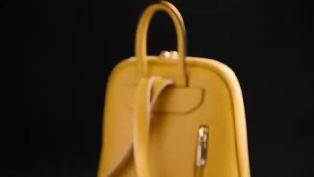 yellow leather backpack смотреть онлайн