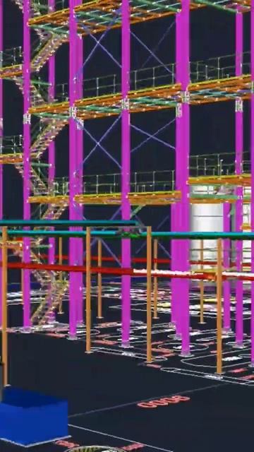 Rendered In AutoCAD 3D | 3D Plant Layout | AutoCad 3D Modelling смотреть онлайн