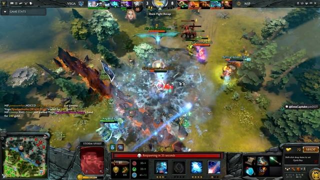 Vega vs. NiP 14 min GG Grand Finals ESL One NY Qualifiers Dota 2 смотреть онлайн