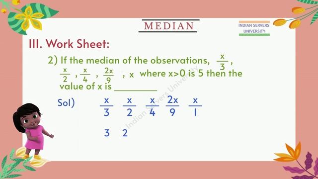 Median - Worksheet: Level1 - 11 || Class 9 || AP & TS смотреть онлайн