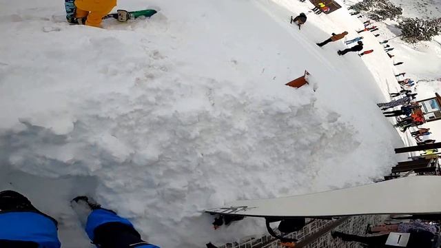 Покатухи Архыз декабрь 2021 / Три горячих сноубордиста и один влажный лыжник