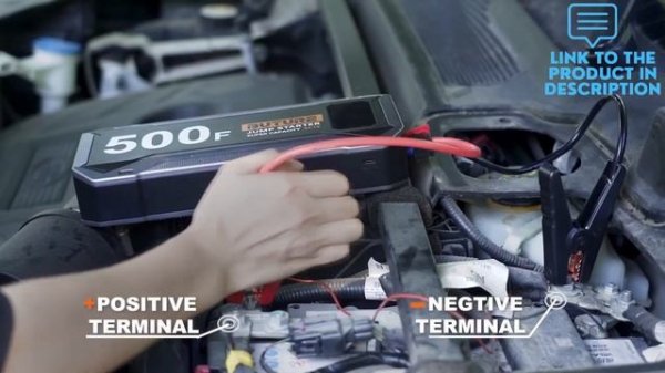 BUTURE Super Capacitor Jump Starter, 3000A Battery-Free Car Battery Jump Starter Booster Pack