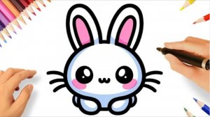 КАК НАРИСОВАТЬ СУПЕР ЛЕГКОГО ДЛЯ РИСОВАНИЯ КРОЛИКА