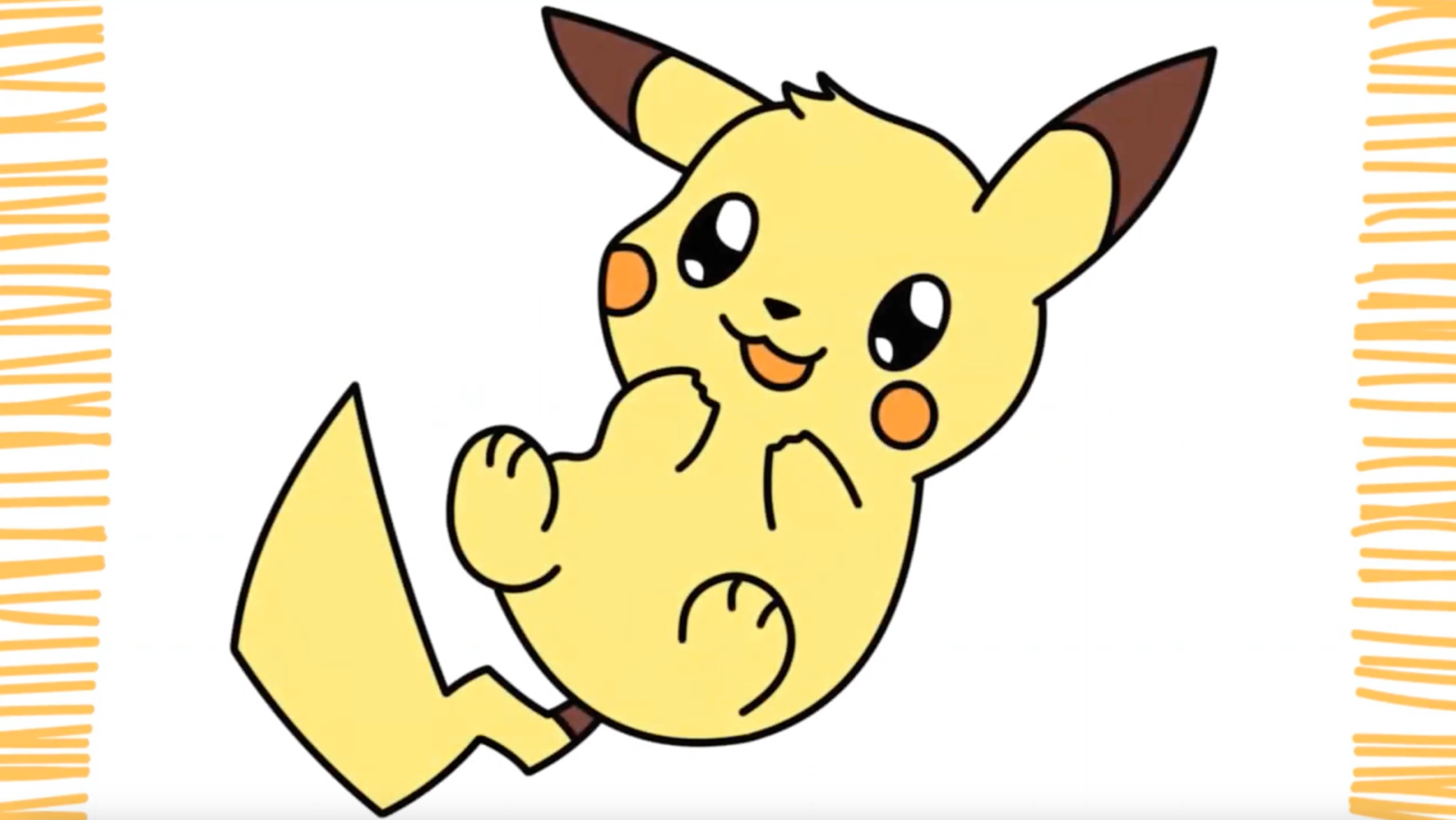 Как нарисовать ПИКАЧУ КАВАЙ I шаг за шагом смотреть онлайн