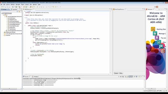 MICROEJ SDK DEMO on Board Simulator. смотреть онлайн